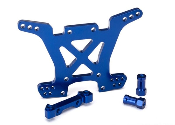 TRX6838X TRX Dämpferbrücke 4x4/ALU Heck blau